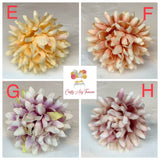 4cm Artificial Hydrangea Silk Flower Heads Cake Topper - Pack of 5 Oh So Crafty