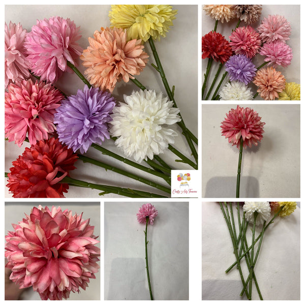 Artificial Dandelion Bouquet Cake Topper - Pack of 10 Oh So Crafty