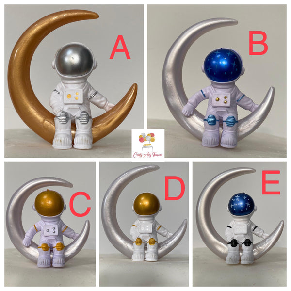 Astronaut Spaceman Figure Cake Topper - Various Designs and Colours Oh So Crafty
