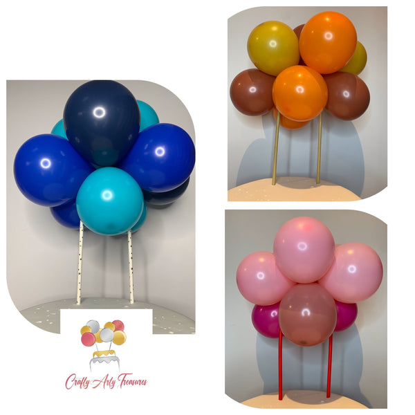 Customised Birthday Cake Topper 10 Biodegradable Balloons - Garland DIY Kit Oh So Crafty