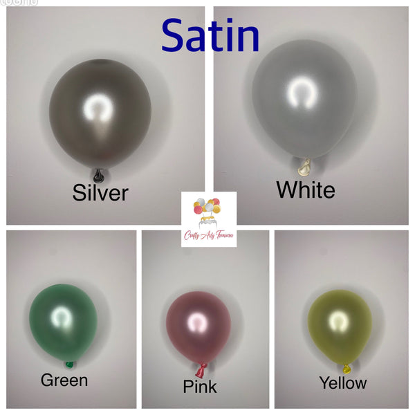 Customised Single Satin Biodegradable Balloon 6 Piece Cake Topper - DIY Kit Balloon Cup Oh So Crafty