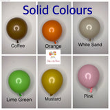 Customised Single Solid Colour Biodegradable Balloons Cake Topper Oh So Crafty