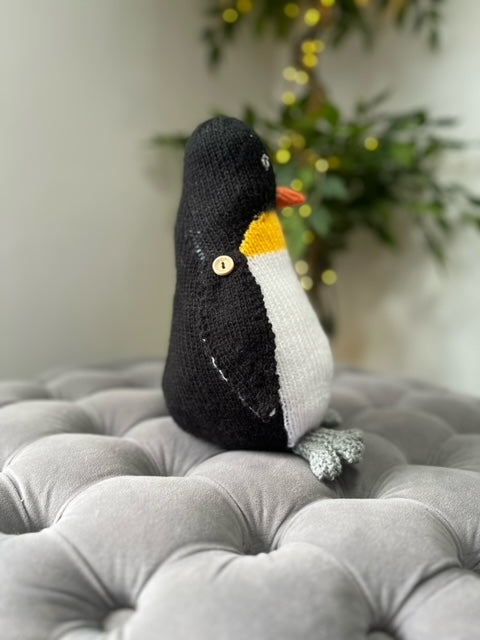 Hand Made Knitted Penguin Oh So Crafty
